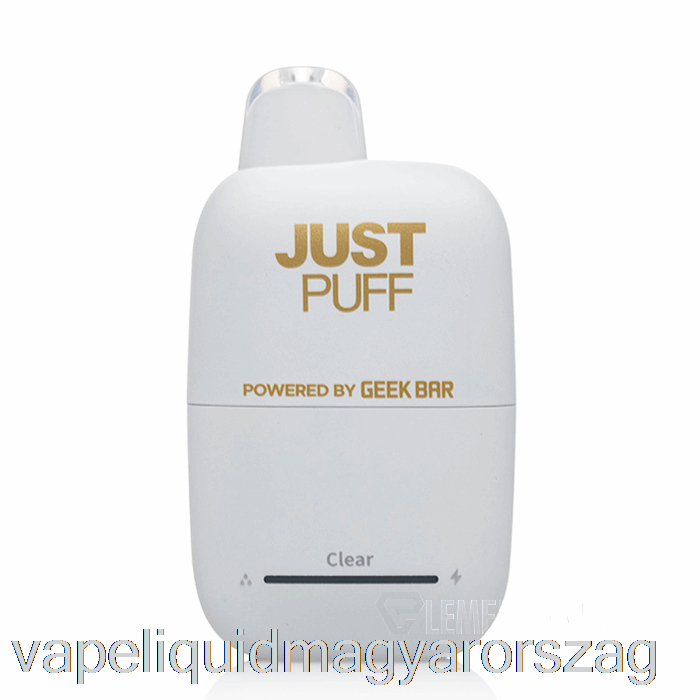 Justpuff 6000 Eldobható átlátszó Vape Folyadék